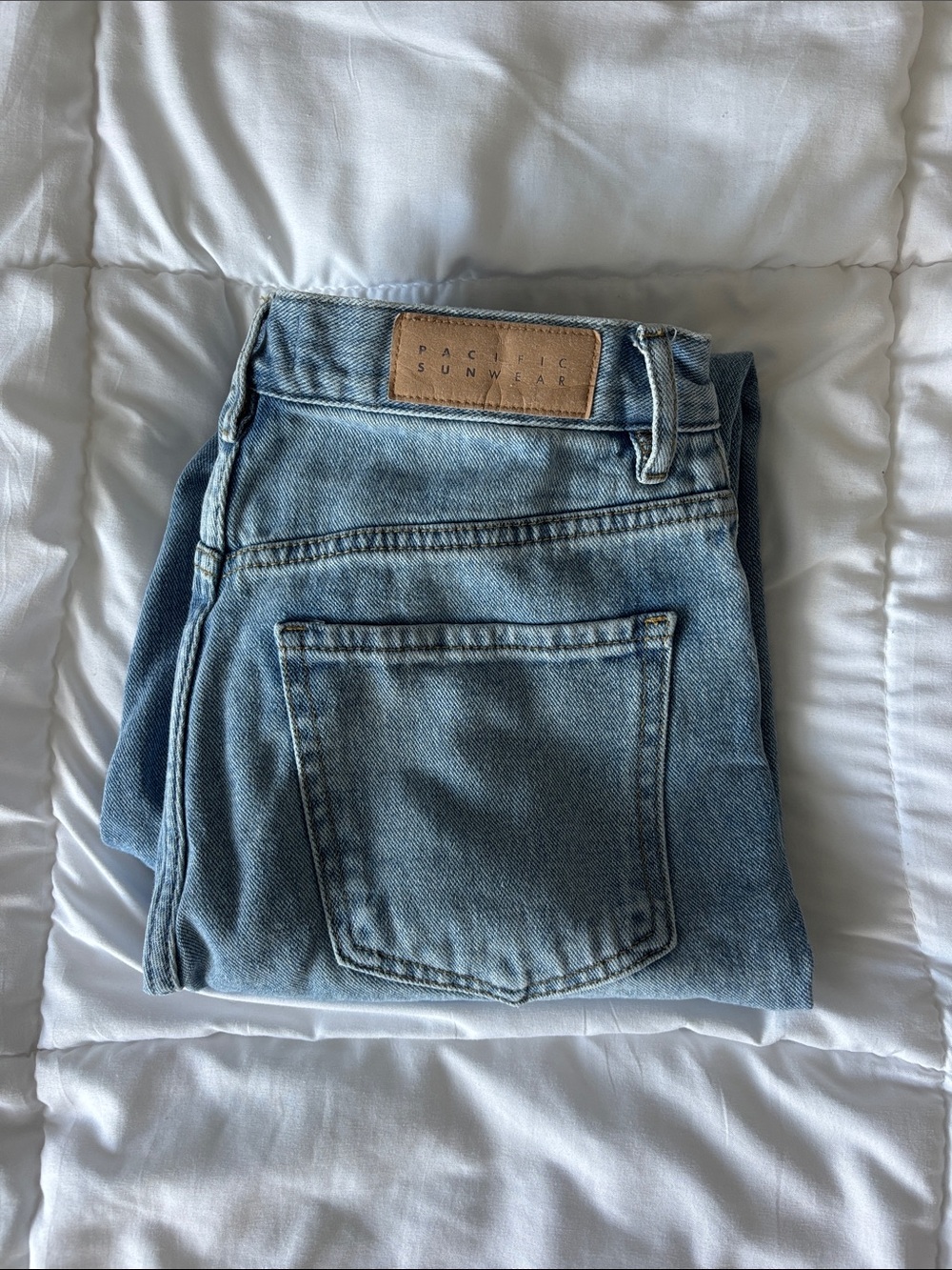 PacSun Dad Jean 26 Washed Light Jeans